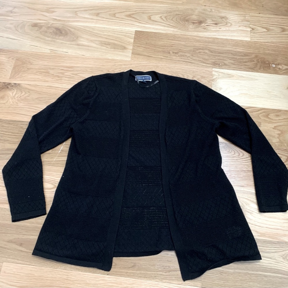Black Karen Scott cardigan